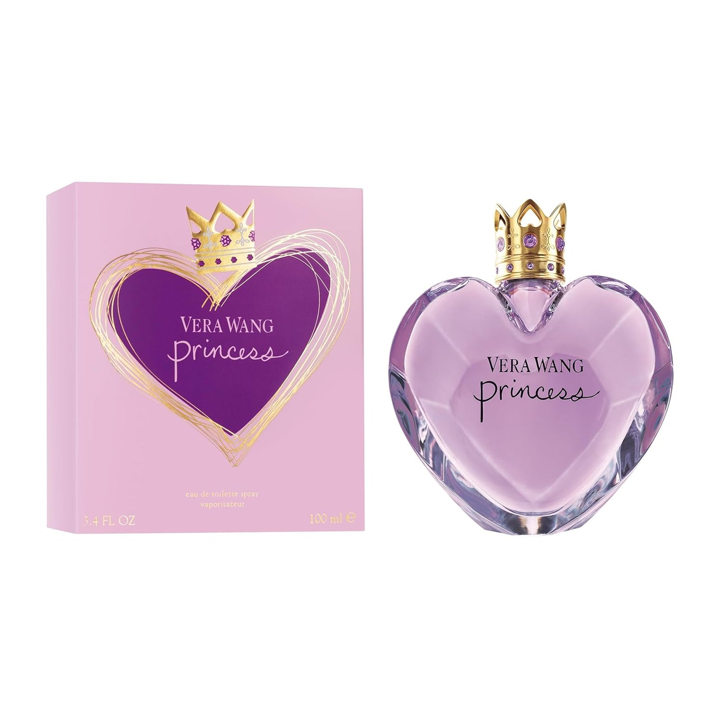 Vera Wang Princess Eau de Toilette for Women is a fruity floral fragrance with apple, guava, and vanilla notes