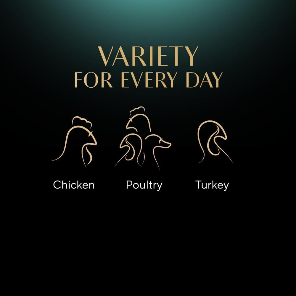 Sheba Fresh &amp; Fine Poultry in Gravy – Wet Cat Food, 50 x 50g Pouches