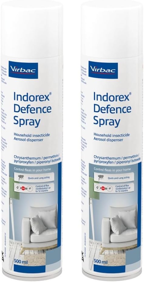 dorex Defence Household Flea Spray – 2 x 500ml