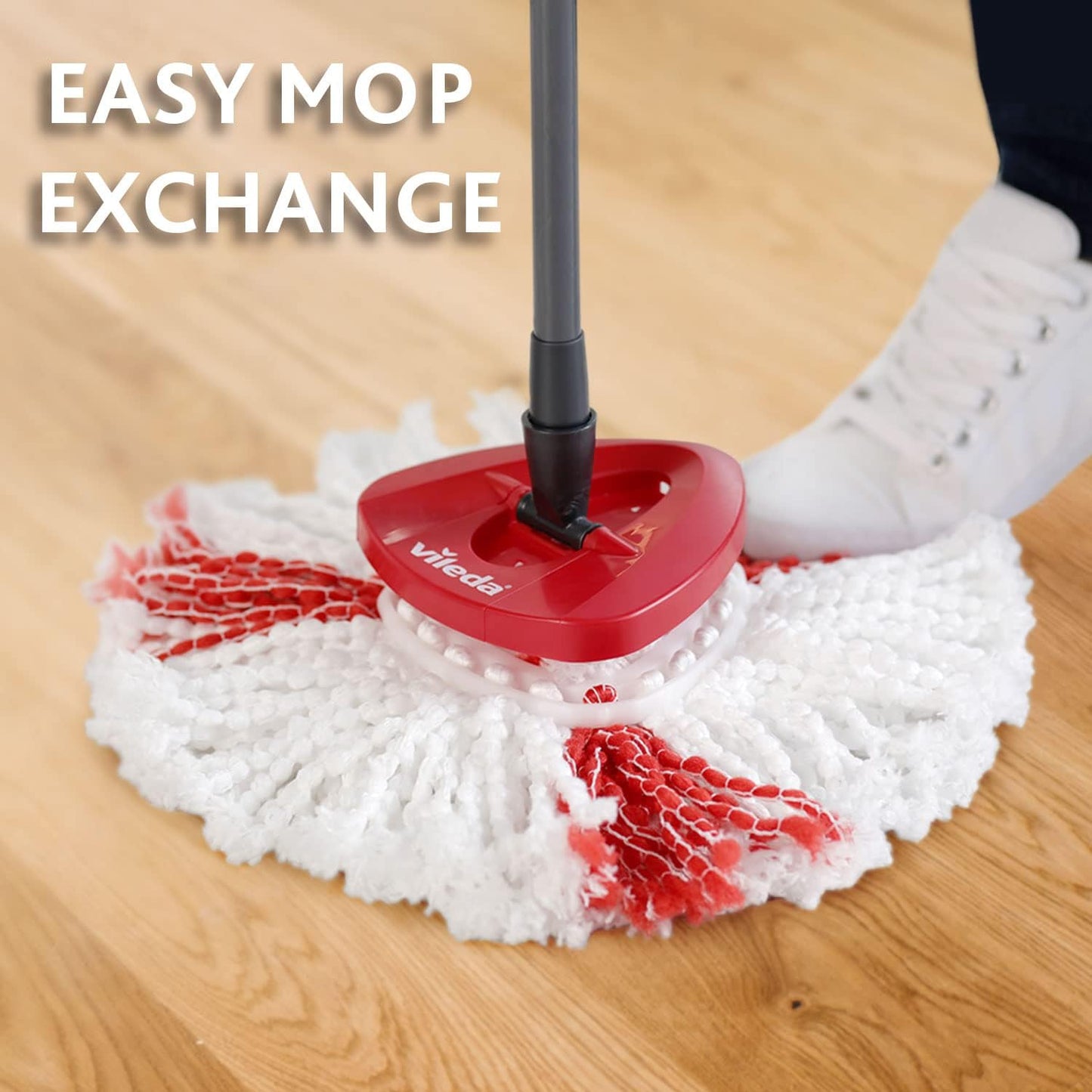 Vileda Turbo 2-in-1 Microfibre Spin Mop and Bucket Set