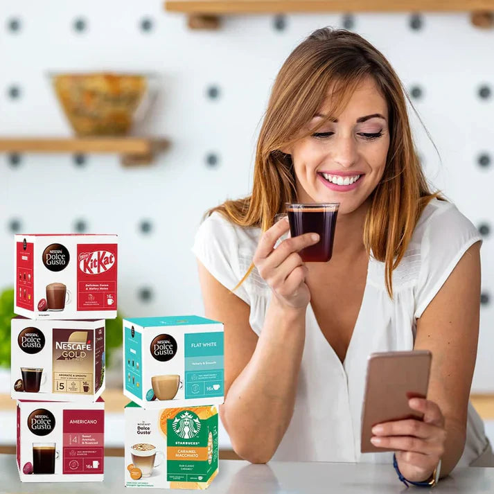 NESCAFÉ Dolce Gusto Café Au Lait Intenso Coffee Pods – 48 Drinks