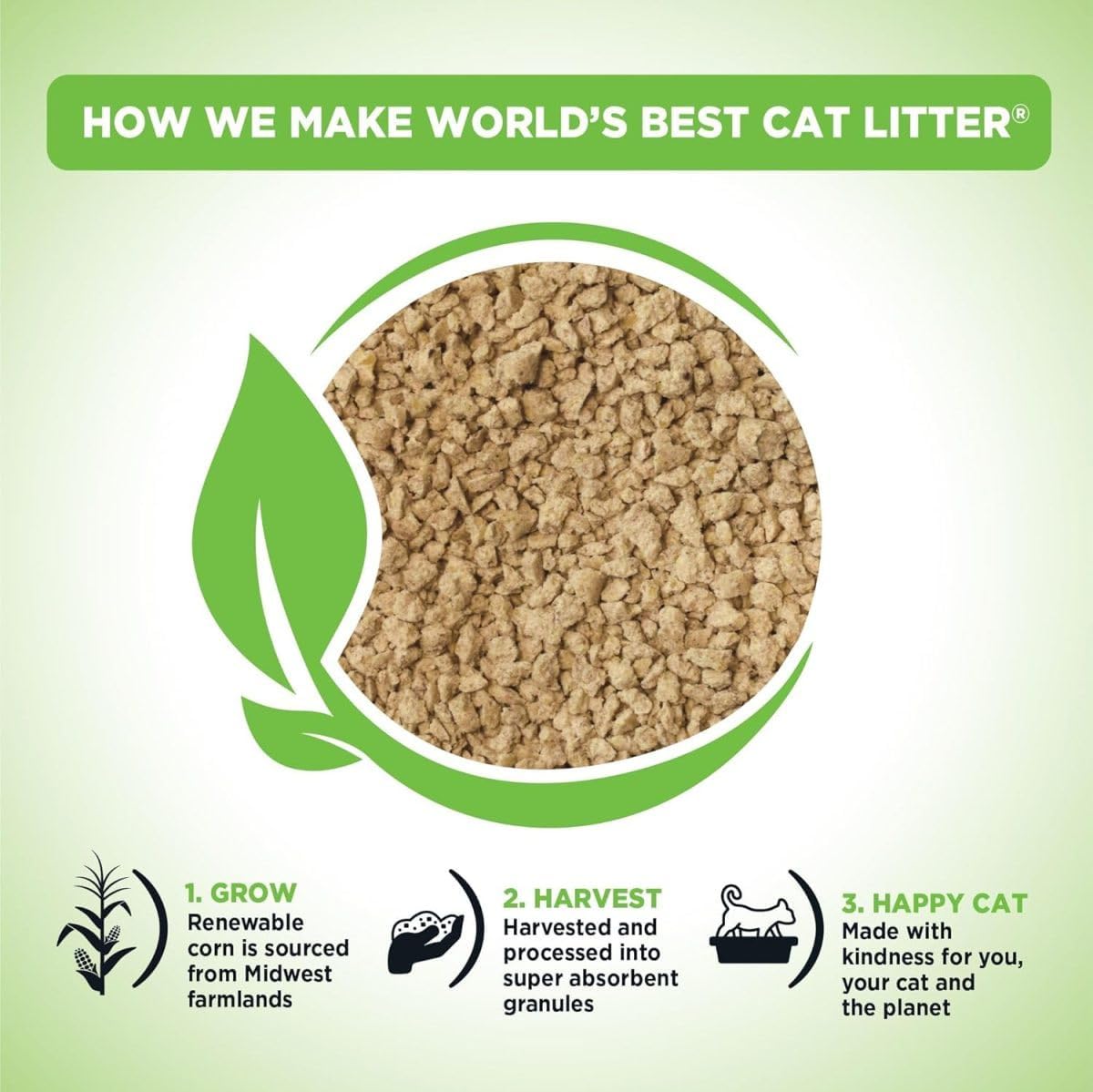 World's Best Cat Litter 28lb Original Comfort Care Unscented, 12.7 kg
