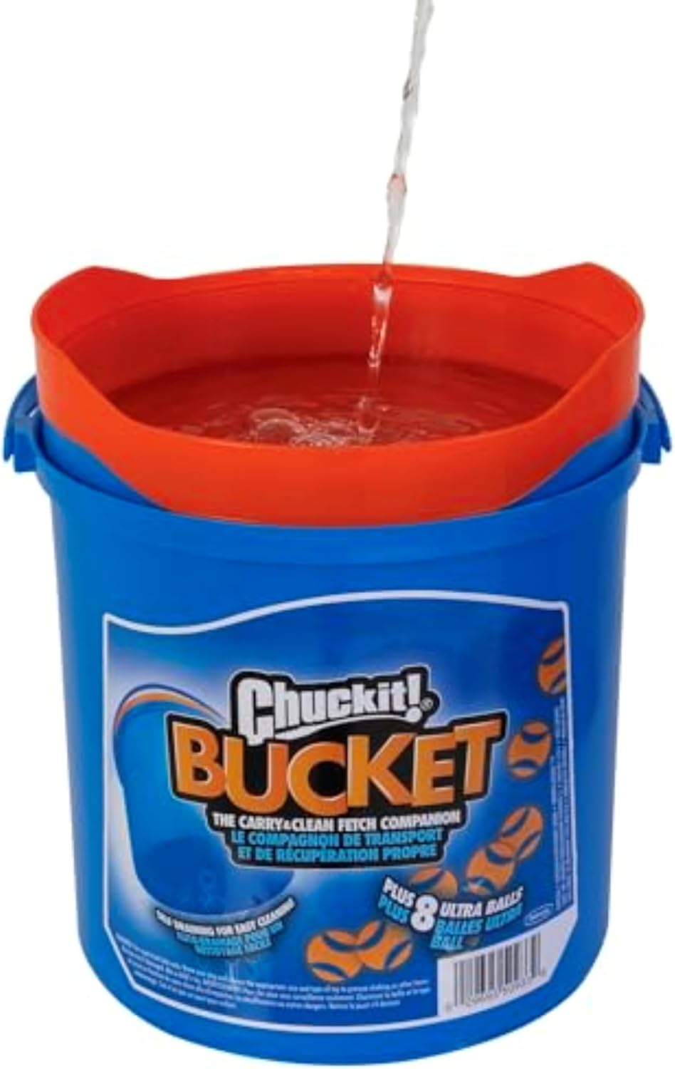 Chuckit! Ultra Ball Dog Toy – 8 Pack with Bucket, Medium