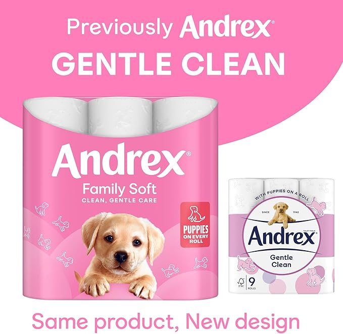 Andrex Family Soft Toilet Tissue 72 Rolls – Bulk Pack