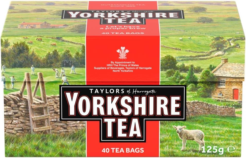 Yorkshire Tea – 5 Boxes of 40 Tea Bags (Total 200 Bags)