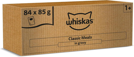 Whiskas 1+ Adult Classic Selection in Gravy | 84 x 85g