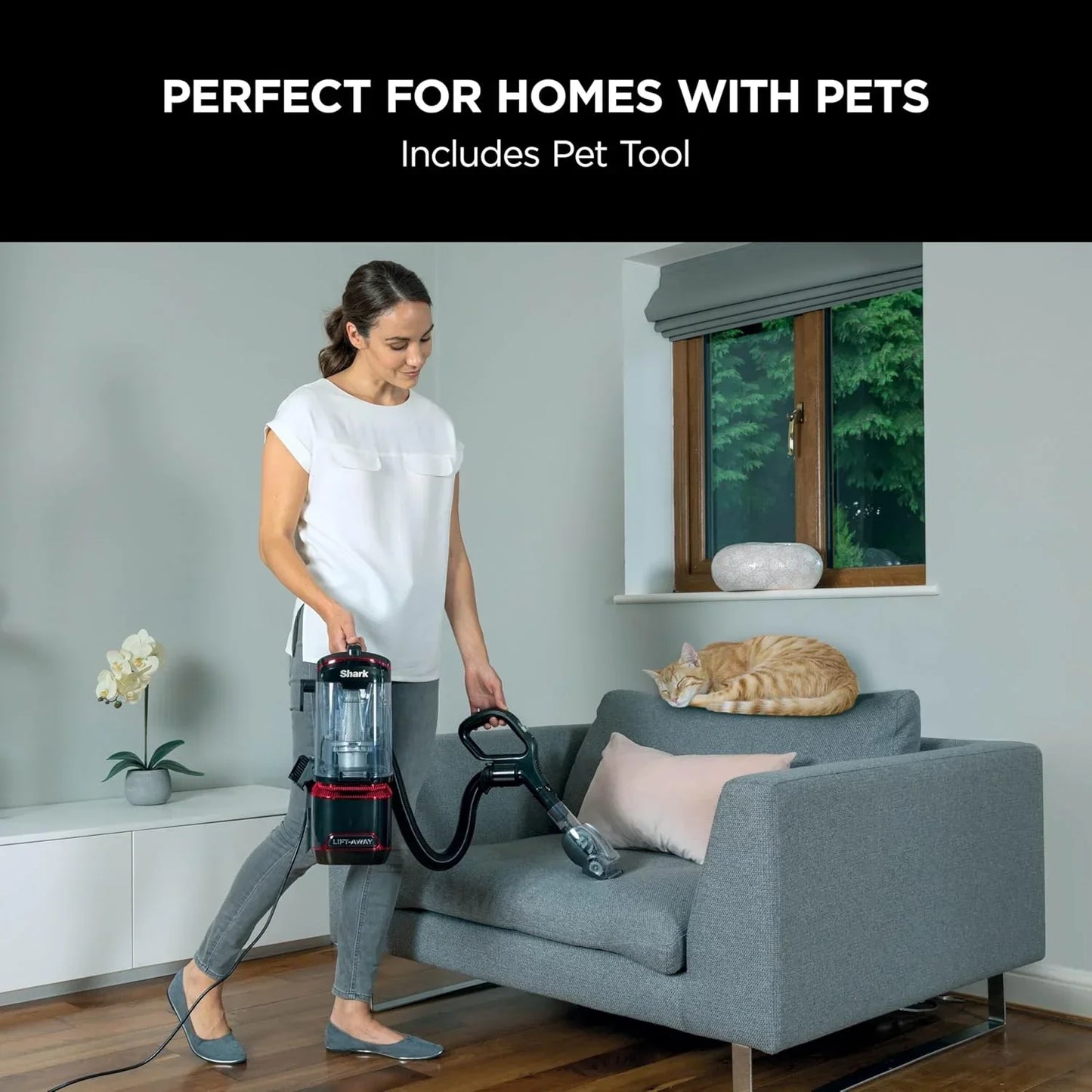 Shark NV602UKT Corded Upright Vacuum Cleaner – 750W