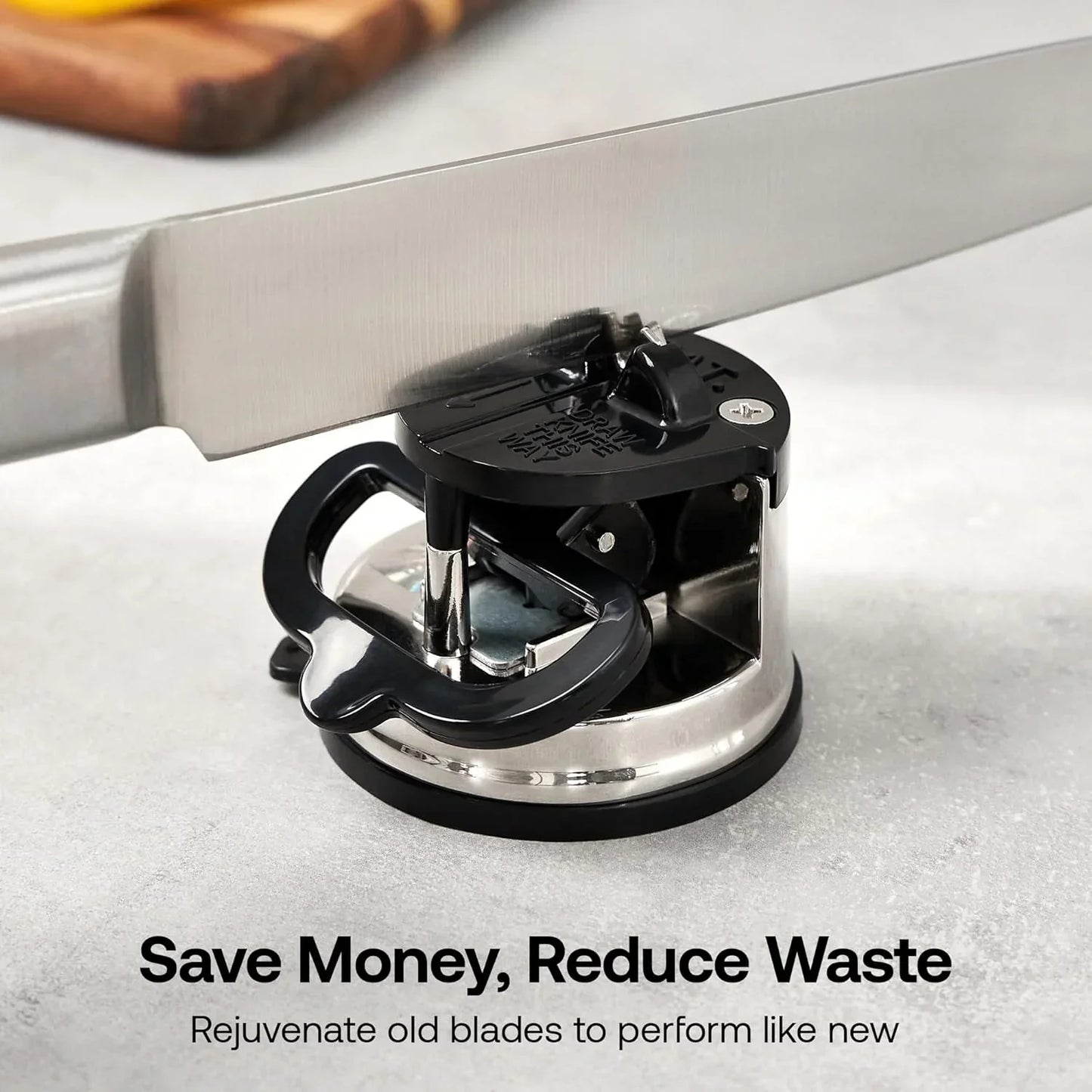 AnySharp Knife Sharpener – Hands-Free Kitchen Knife Sharpener
