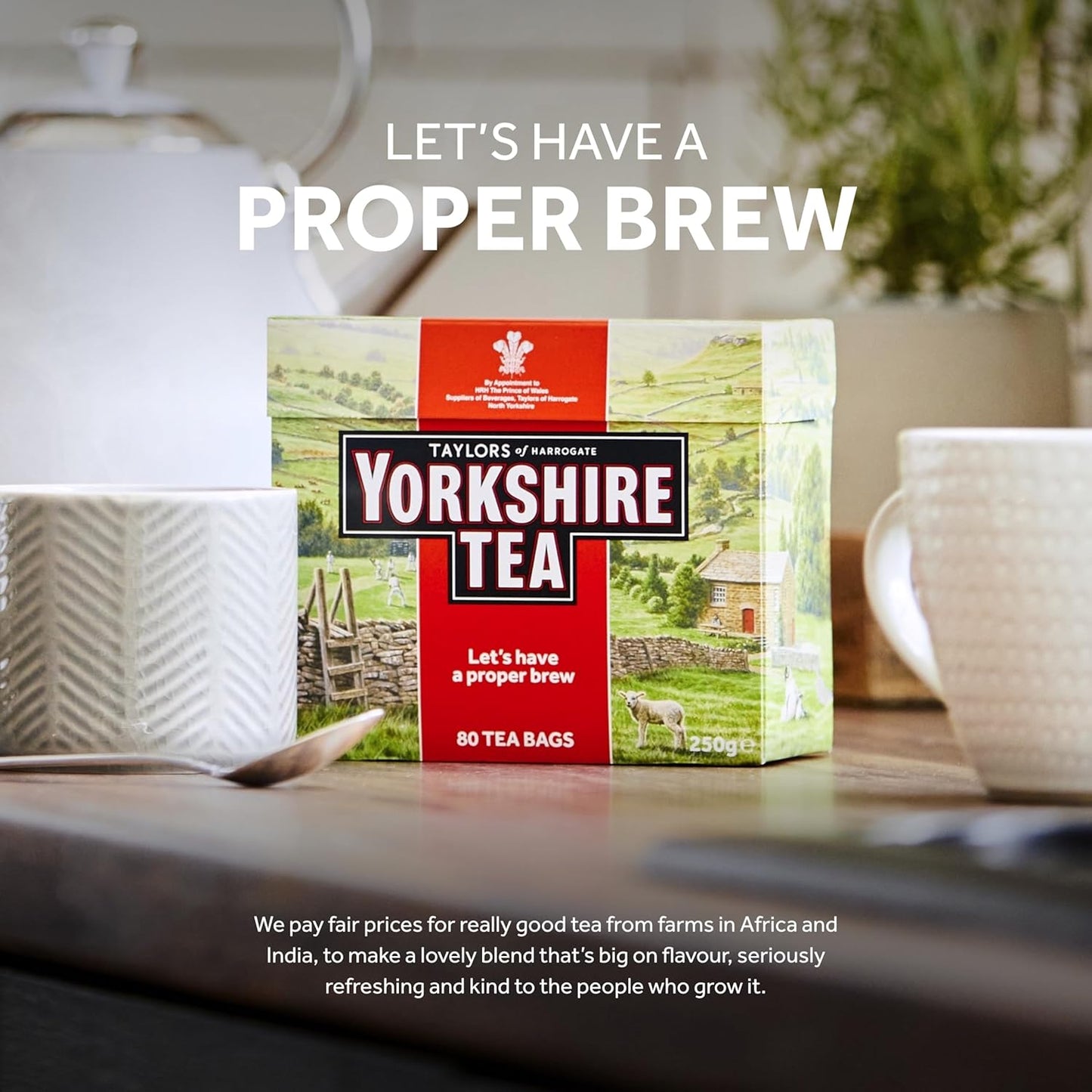 Yorkshire Tea Bedtime Brew Tea Bags, 4 Boxes of 40 Tea Bags (Total 160 Bags)