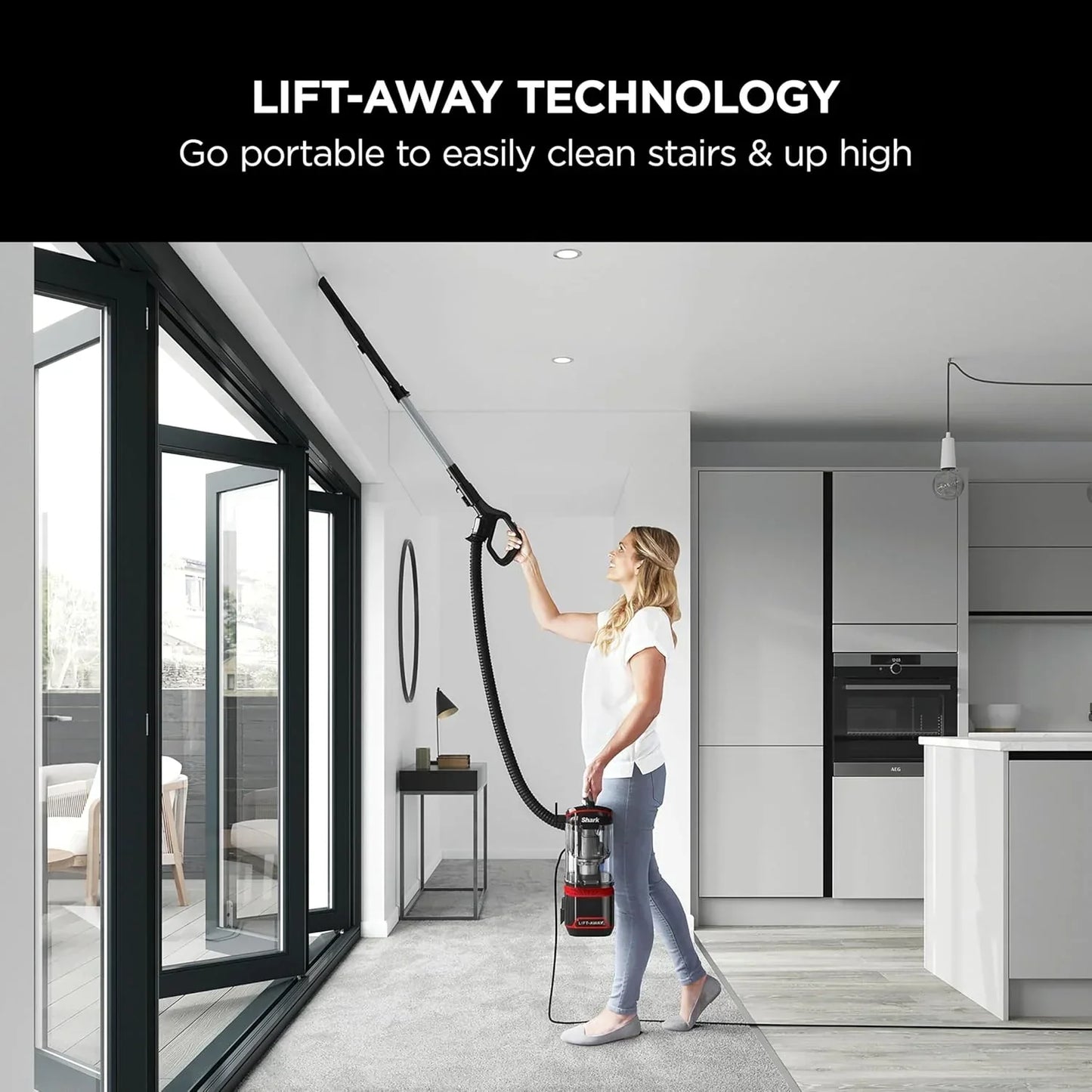 Shark NV602UKT Corded Upright Vacuum Cleaner – 750W