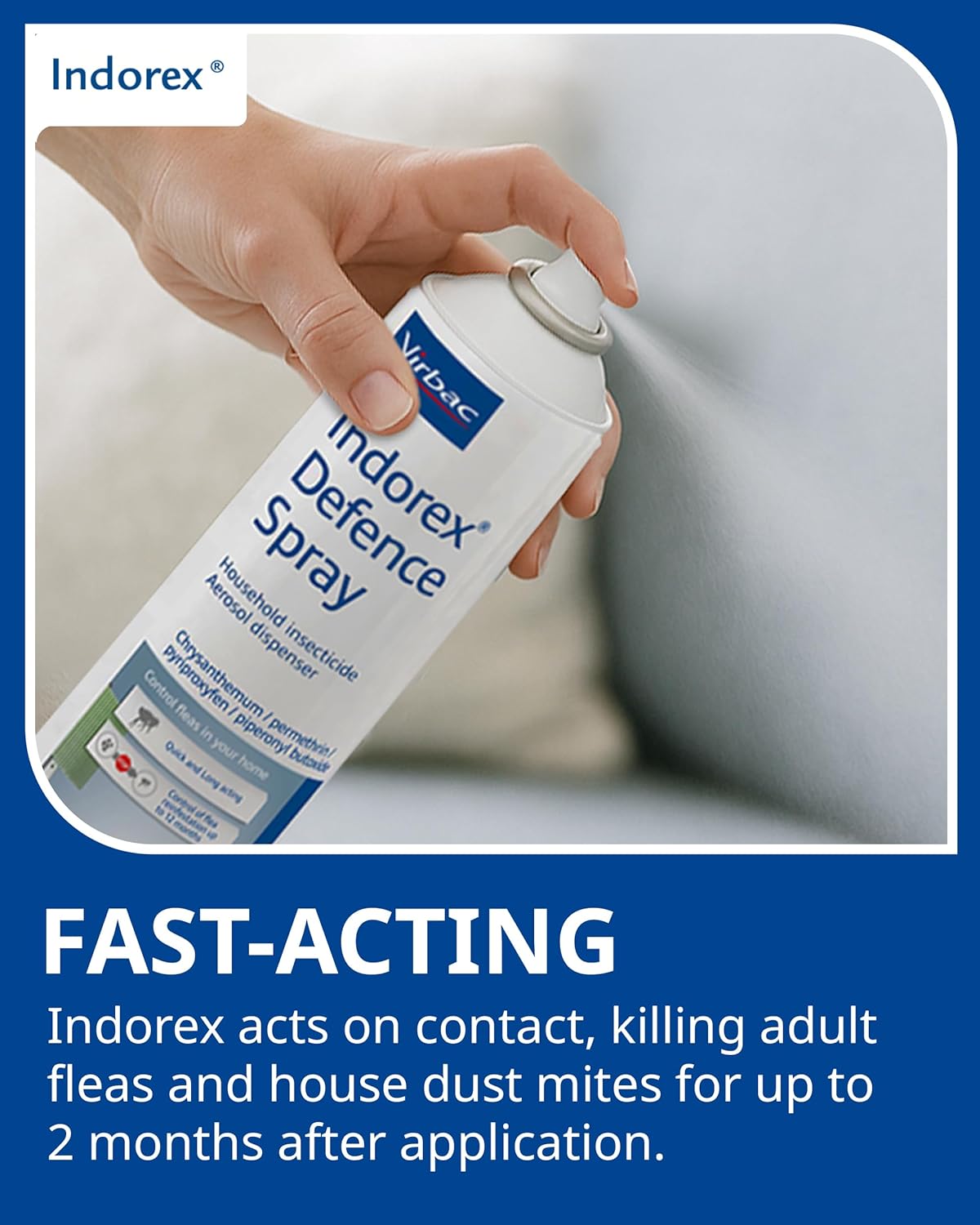 dorex Defence Household Flea Spray – 2 x 500ml