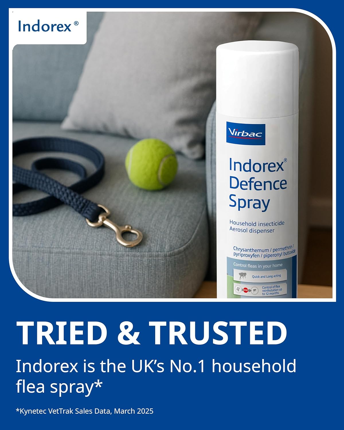 dorex Defence Household Flea Spray – 2 x 500ml