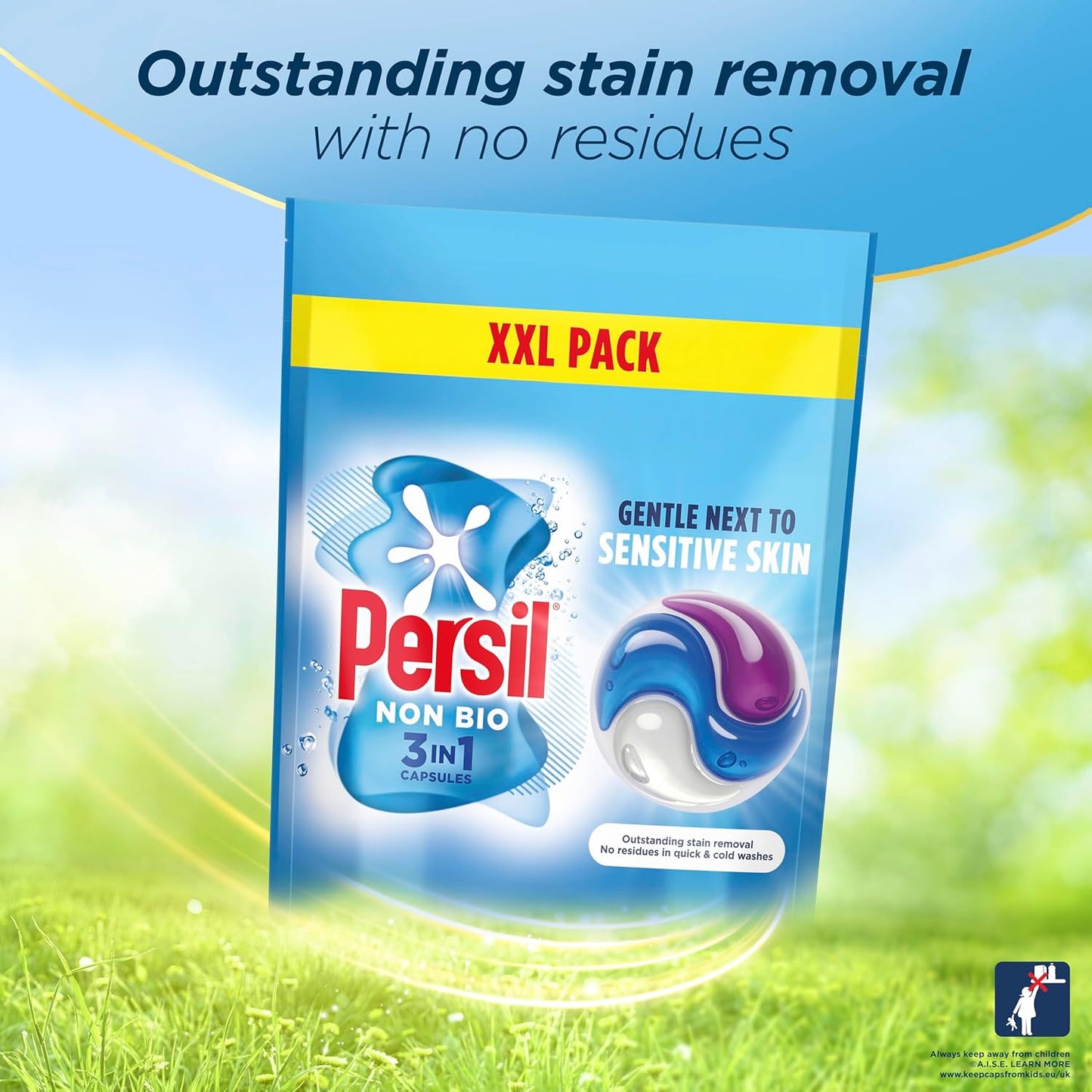 Persil Non Bio 3 in 1 Washing Capsules – 48 Washes
