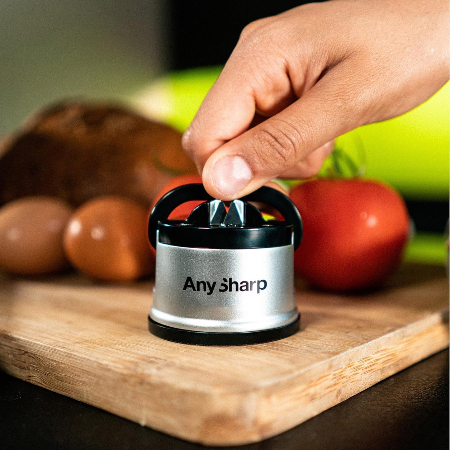 AnySharp Knife Sharpener – Hands-Free Kitchen Knife Sharpener