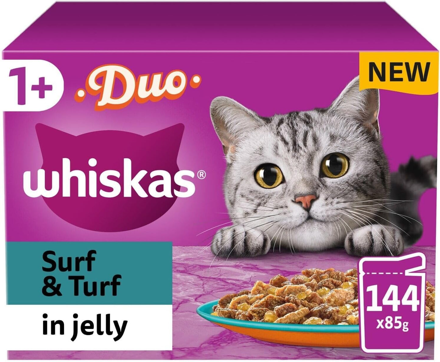 PURINA ONE Salmon Dry Cat Food 800g (Pack of 4)