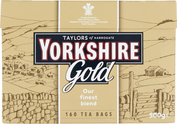 Yorkshire Tea Gold – 6 Boxes of 160 Tea Bags (960 Total)